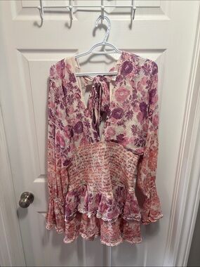 Hemant & Nandita Suki Ruffled Mini Dress